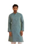 SOJANYA (Since 1958 Men’s Jacquard Silk ONLY Long Kurta