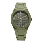 Fastrack Vyb Hustler Quartz Analog Green Dial Watch for Men