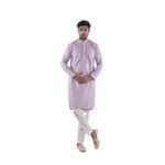The Royal Ethnix Men’s Peach Only Kurta | Elegant Ethnic Wear for Weddings, Festive Occasions, Celebrations, Cultural Events, Ceremonies, and Special Gatherings