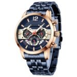 Giordano Analog Wrist Watch for Men Stylish Metal Strap with Water Resistant Multifuntion Mechanism Watch GZ-50032