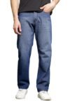KARGEENS Straight Cotton Baggy Jeans Pants for Men Stylish