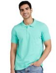 Amazon Brand – Symbol Men’s Solid Cotton Rich Polo T Shirt | Collar Tshirts | Half Sleeves | Plain-Regular Fit (Available in Plus Size and Combo Pack of 2)