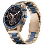 GOBOULT Mirage Smart Watch 1.39”HD Screen, Bluetooth Calling, IP67, Zinc Alloy Frame, 500 Nits Brightness, AI Voice Assistant, SpO2 Monitoring, 120+ Sports Mode (Amber Blue)