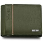HORNBULL Miller Wallet for Men | Stylist Mens Wallet with RFID Blocking | Genuine Leather Olive Nappa | Gift for Men