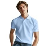 NOBERO Men’s Cotton Solid Regular Fit Polo Shirt