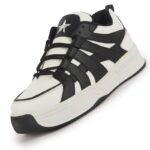 FAUSTO Men Colorblocked Lace Up Sneakers| Sports Running Shoes|Anti-Skid Phylon Sole|Lace-Up Athleisure Shoes|Walking Shoes