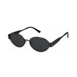 4Flaunt Retro Oval Sunglasses For Women & Men | Trending, Stylish & Durable Metal Frame Vintage 90s Sunglasses With UV 400 Protection Lenses
