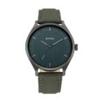 Titan Workwear Quartz Analog Hunter Green Dial Olive Green Leather Strap Watch for Men – NT1802NL02