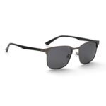 ROYAL SON Square Black UV Protection Polarized Sunglasses For Men And Women