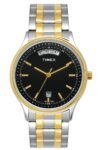 TIMEX Men Stainless Steel Analog Black Dial Watch -Tw0Tg5910, Band Color-Multicolor