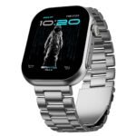 Boult Drift Max Smartwatch 2.01” HD Screen, BT Calling 5.2, 350 Nits Brightness, IP67, 150+ Watchfaces, 120+ Sports Modes, AI Voice Assistant, SpO2 Monitoring (Silver)