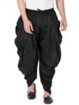 VASTRAMAY Men’s Loose Fit Mid Rise Dhoti Pants