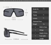 AUGEN By Visions India Sports Mirrored Wraparound Sunglasses for Cycling Cricket Riding Trekking Full Coverage UV 400 Protection Abstract Unisex Sunglasses Large Size (155)