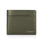 Cross Genuine Leather Wallets for Men | Gents Purse with 4 Card Slots, 2 Slip-in Pockets, 2 Currency Compartments, 1 Coin Pocket – Khaki