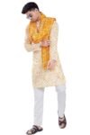 DIVISIVE Men’s Printed Art Silk Bandhani Dupatta/Stole