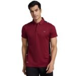 berge’ New Mens Polyester Dry Fit Collar Jacquard Polo Tshirts for Men, Instadry & Breathable Fabric, Gym Wear Tees & Workout Tops|Collar Tshirt for Men|Slim Fit Half Sleeve Tshirt|Polo Neck Tshirts