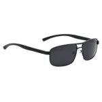 ROYAL SON Men Retro Rectangle Polarized Sunglasses