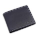 DA RARE Men’s Wallet Genuine Leather Wallets for Man with Coin Pocket, Slim Bifold Men Purse Wallet Leather | 4 Card Slots, 2 Hidden Pockets, 2 Currency Compartments (Matt Blue)