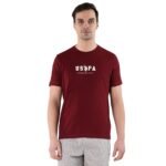U.S. POLO ASSN. Men Tri Blend Brand Print Le004 Lounge Regular Fit T-Shirt – Pack of 1