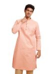 DIWAS BY MANYAVAR Men’s Cotton Self Design Kurta (1pc)