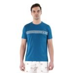 U.S. POLO ASSN. Men’s Cotton Regular Fit Tri Blend Brand Stripe LE005 Lounge T-Shirt (Pack of 1)