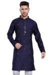 DIVISIVE Men’s Embroidered Silk Blend Only Slim Fit Kurta