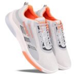 Running Shoes for Men Sneakers for Men (Color- White & Orange) Size-8(34) R