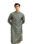 DIWAS BY MANYAVAR Men’s Art Silk Printed Kurta (1pc)