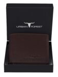 URBAN FOREST Dakota Brown Leather Wallet for Men