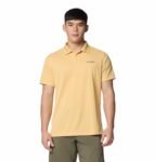 Columbia Men Yellow Omni Wick Utilizer Polo Tshirt, L