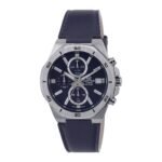 Casio Edifice EFV-640L-2AVUDF Blue Analog Dial Blue Leather Band Men’s Watch Chronograph 100M Water Resistant ED587