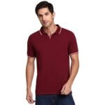 Dennis Lingo Men’s Slim Fit Green Polo T-Shirt