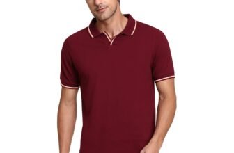 Dennis Lingo Men’s Slim Fit Green Polo T-Shirt