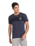 U.S. Polo Assn. Men Crew Neck Colour Block I681 Lounge Regular Fit T-Shirt – Pack of 1