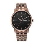 Fastrack Urban Camo Black Dial Copper Brown Stainless Steel Watch for Guys – NT3295QM01