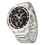 Fastrack Magnus FX2 1.32″ Display Smart Watch with Single Sync BT Calling, All-Round Health Tracking, Functional Crown, Metal Case, 100+ Sports Modes & Watchfaces – Smartwatch for Men & Women (Black)