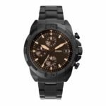 Fossil Bronson Analog Black Dial Men’s Watch-FS5714