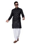 XEPON Latest Pure Soft Cotton Kurta for Men with Embroidery Sequence Mirror Work