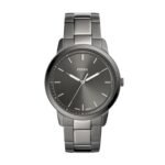 Fossil The Minimalist 3h Analog Grey Dial Men’s Watch – FS5459 Stainless Steel, Gray Strap