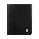 Victorinox Altius Alox, Tri-Fold Wallet with RFID Protection, Leather for Men Black (611574)