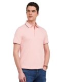 Symbol Premium Men’s Cotton Stretch Solid Polo T-Shirt (Regular Fit | Pique Knit)