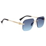 CREEK Trendy Square Metal Rimless Sunglasses for Men Women Retro Sun Glasses Luxury Classic Shades