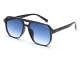 IRUS 100% UV protected sunglasses for Men | Size- Large | Shape- Square | Model- IRS1107C3SG (Black)