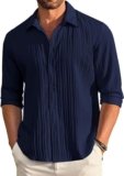 CB-COLEBROOK Beach Summer Shirt Men’s Best LinenTextured