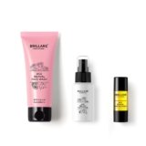 Brillare Age Revival Natural Face Wash, Toner and Face Serum Combo With Hyaluronic Acid, Rose and Sandalwood