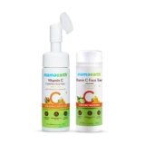 Mamaearth Vitamin C Skin Radiance Combo (Face Wash 150ml + Face Toner 200ml)