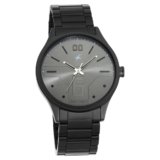 Fastrack Bare Basics Analog Grey Dial Men’s Watch-3247NM02/NP3247NM02 Stainless Steel, Black Strap