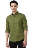 Peter England Men’s Solid Slim Fit Casual Shirt