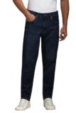Louis Philippe Men’s Slim Fit Mid Rise Jeans