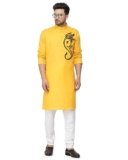 ashtang Cotton Blend Digital Print Kurta Pyjama Set || Ganesha Print